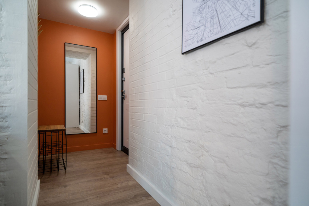 Двухместная семейная студия с видом на город двуспальная кровать в Light house