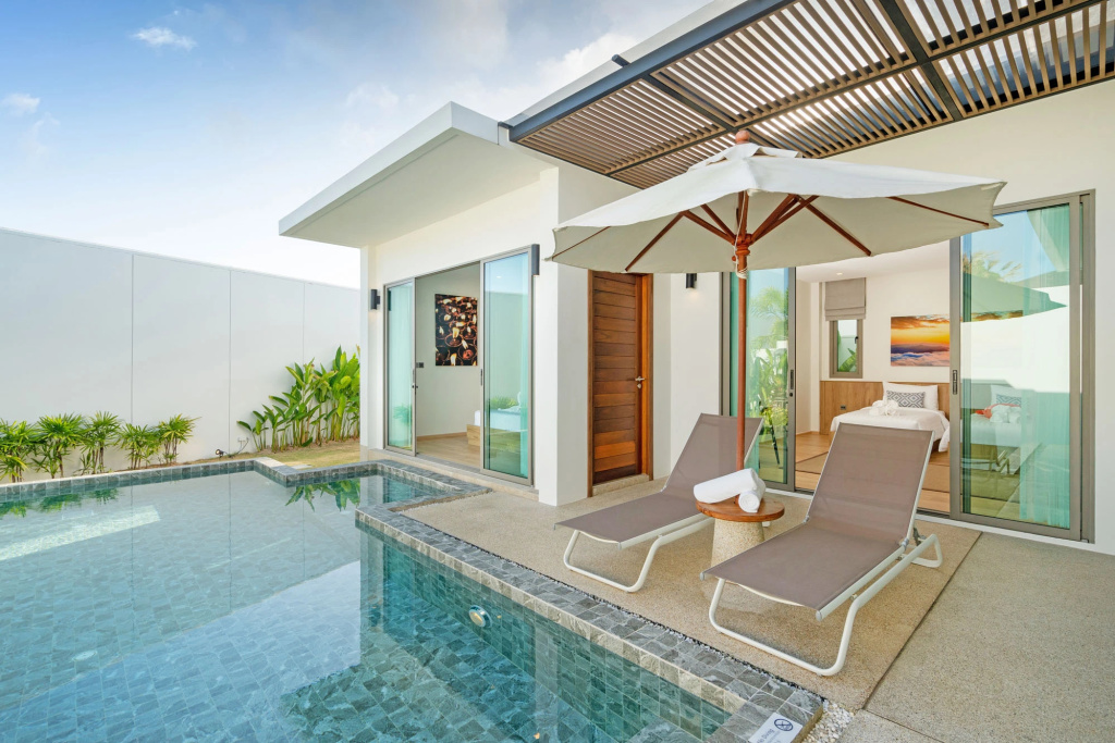 Shambhala Grand New Cozy 2 BR Standard Pool TOP Choice Villa