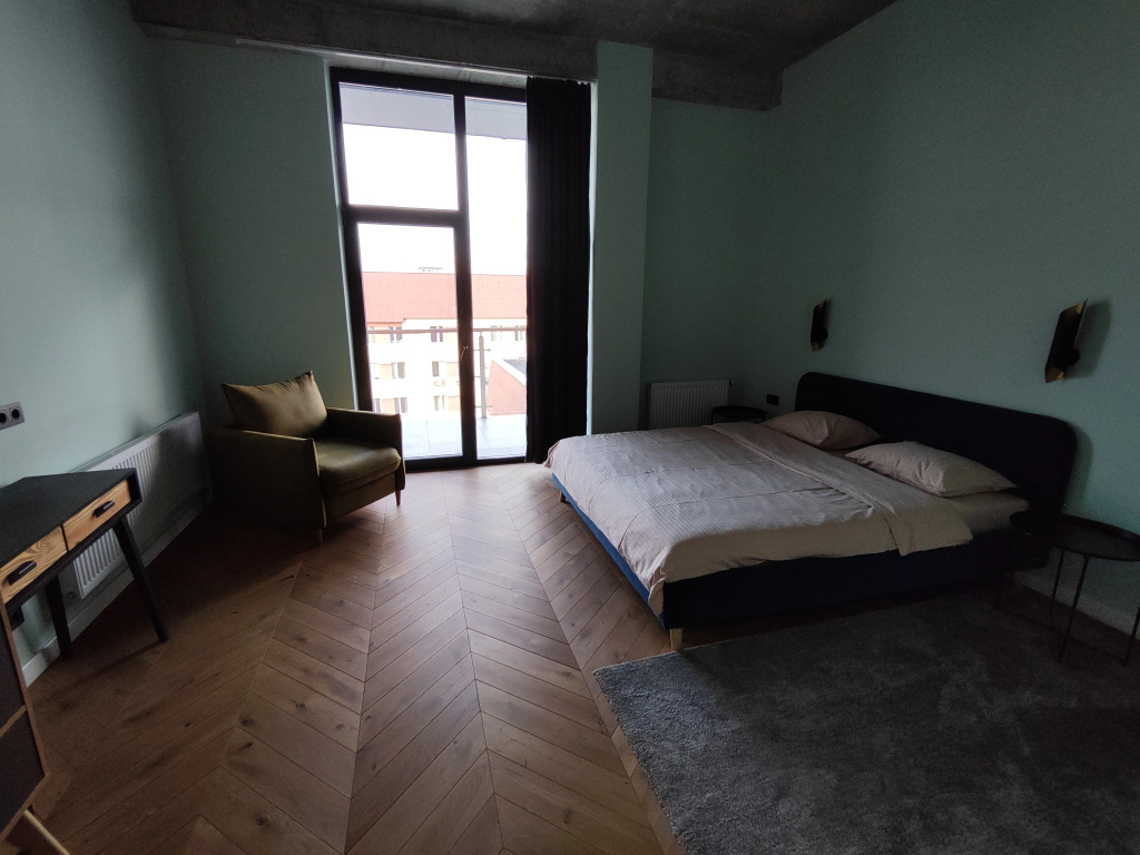 Апартаменты с 3 комнатами с балконом и с красивым видом из окна в Апарт-отель Residence Graphite