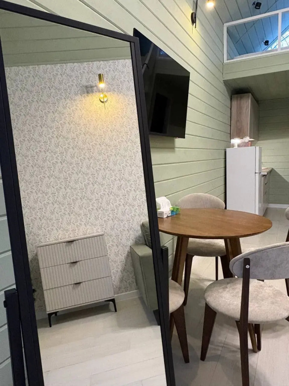 Двухместное шале Superior с красивым видом из окна двуспальная кровать в Вербная роща