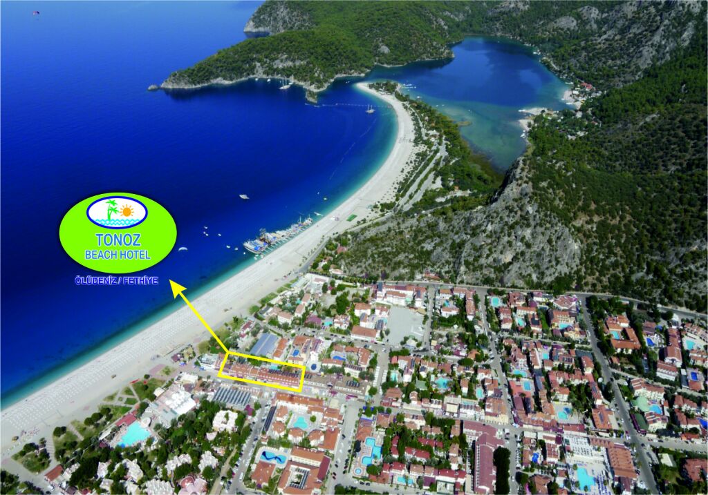 Akdeniz Beach Олюдениз сверху