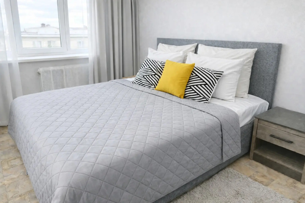 1 Bedroom Superior Double Apartment with balcony and with view (full double bed)