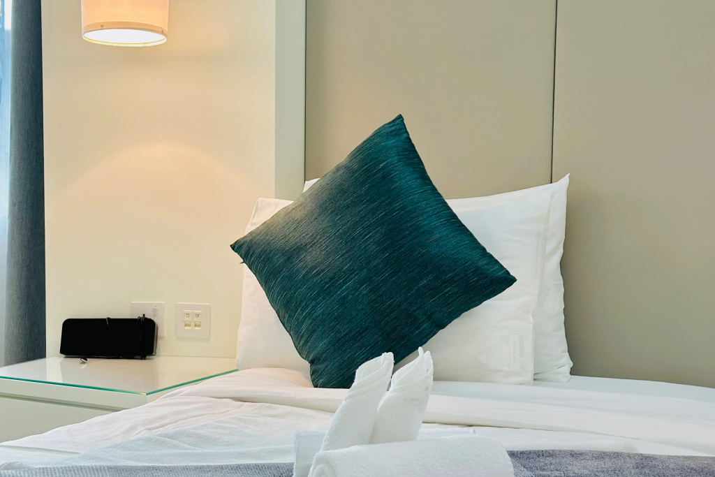 Отель Апартаменты 1 Bedroomed Suit Full Burj Khalifa view! в Дубае