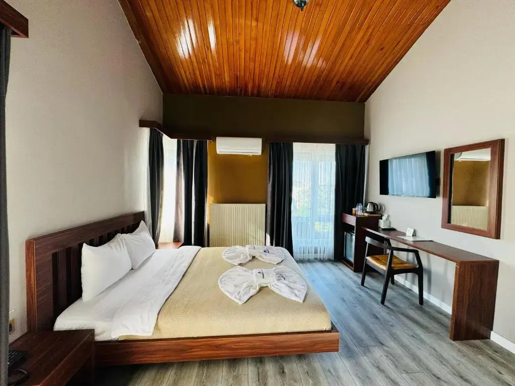 Standard Double room with pool view (full double bed)
