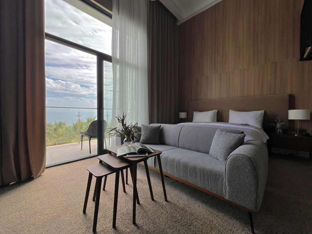 Полулюкс Дуплекс с балконом и с красивым видом из окна в Ashamta Hotel&SPA Afon