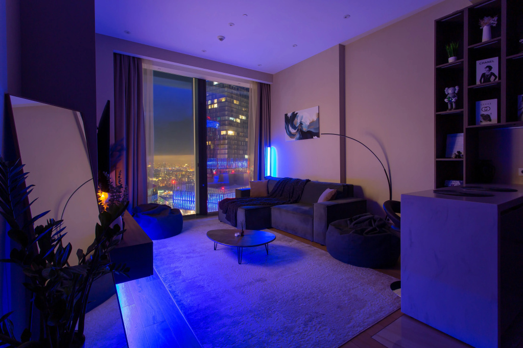 Апартаменты Sky City Moscow Роскошный апартамент с видом на башни на 61 этаже! — фото