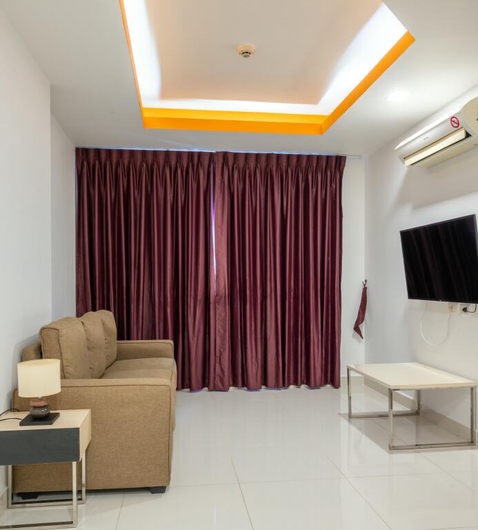 Апартаменты Classic с 2 комнатами с балконом в Апарт-отель C-View Residence by Apartwell