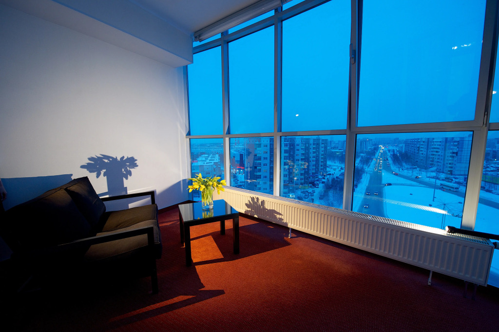 Двухместная студия двуспальная кровать в City