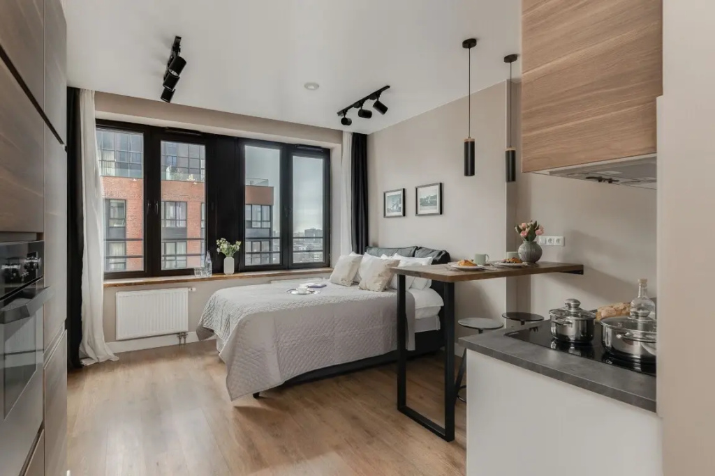 Апартаменты SMART LOFTS | Jazz | Бизнес-класс у метроу метро Дмитровская — фото