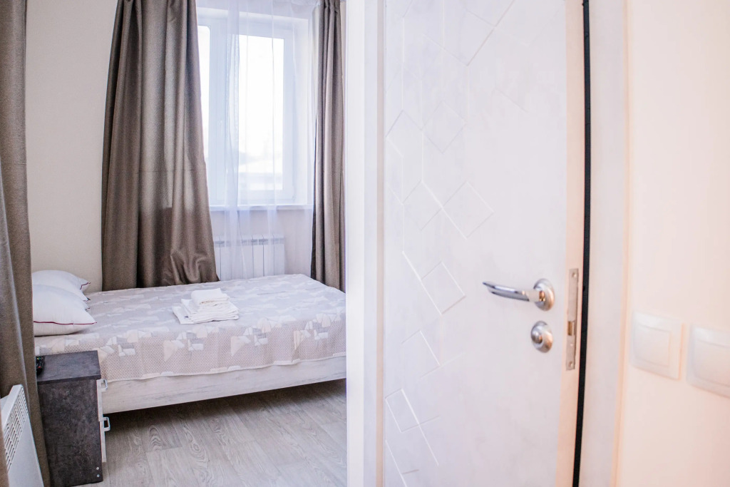 Двухместные апартаменты c 1 комнатой двуспальная кровать в Хостел на Фурье