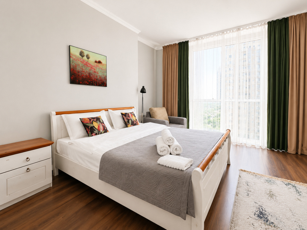 Апартаменты Апартаменты M.O.O.N. APARTMENTS Manhattan в Алматы