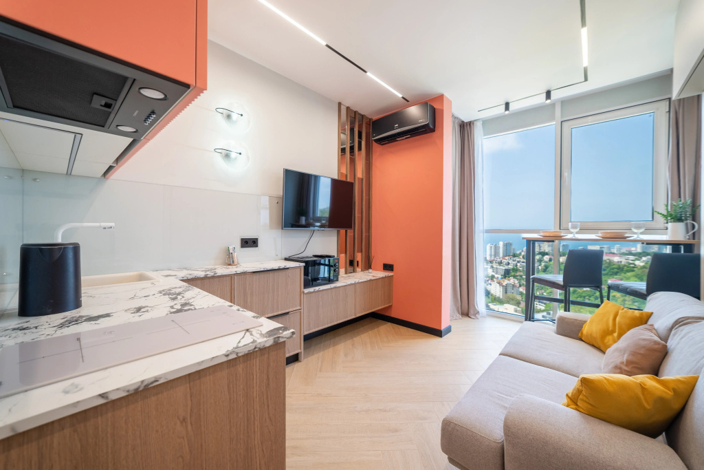 Отель Апартаменты Компактная Студия Real Aapartments в Сочи