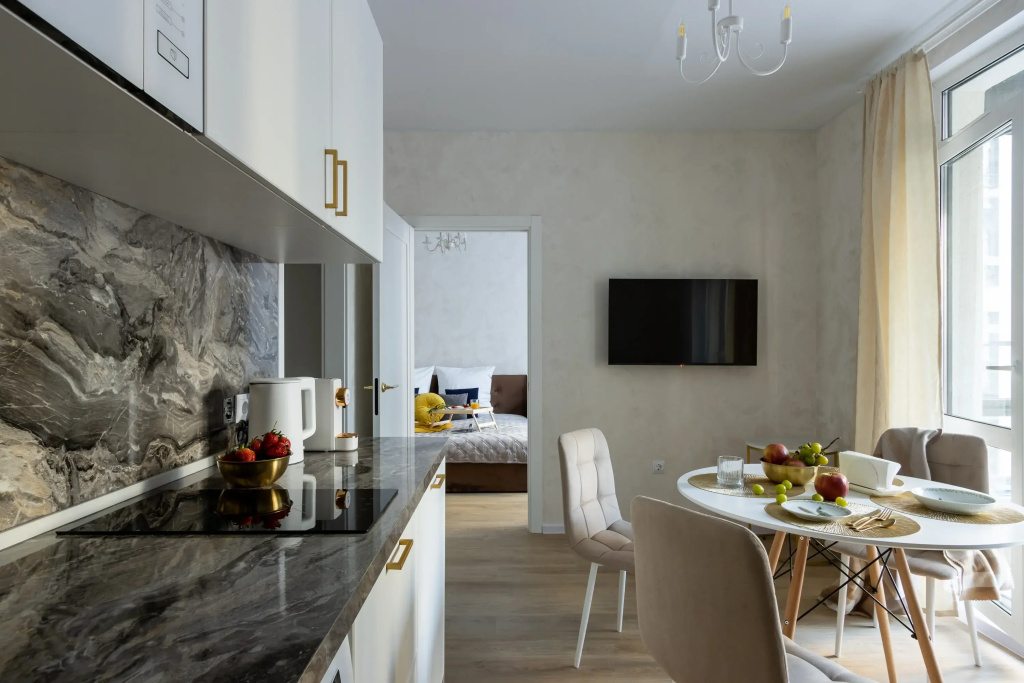 Отель Апартаменты ElizaHome в новом ЖК м. Чёрная речка в Санкт-Петербурге