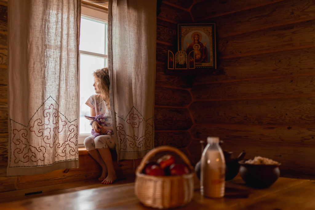 Шестиместный дом Русский в Глэмпинг на озере Сиг