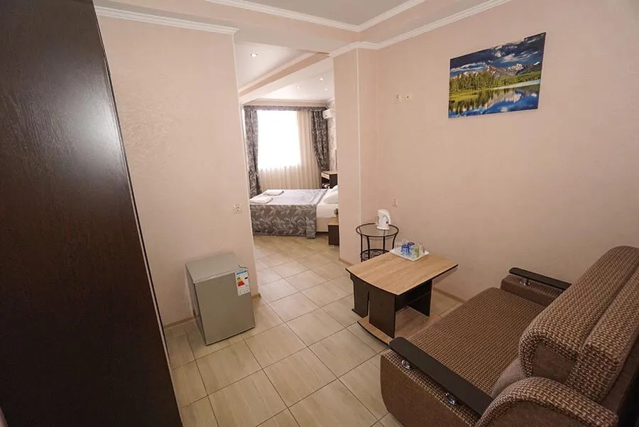 Superior Double Studio with balcony and with sea view full double bed