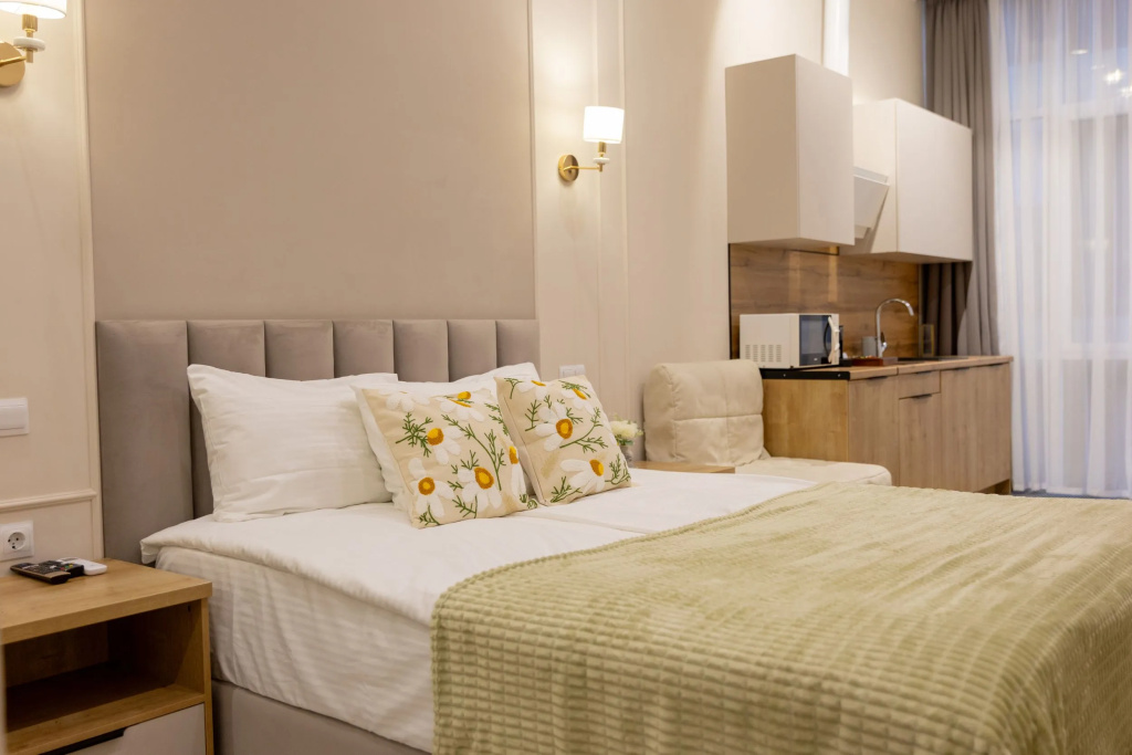 Апартаменты Palma House в Центре Сочи на Улице Навагинская