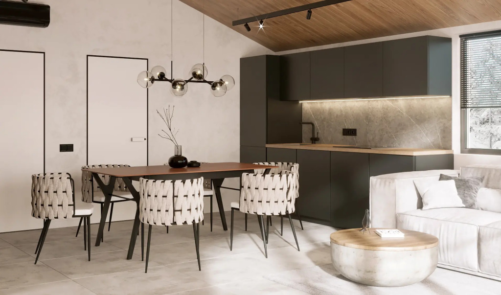 Коттедж с 2 комнатами в Плавное течение