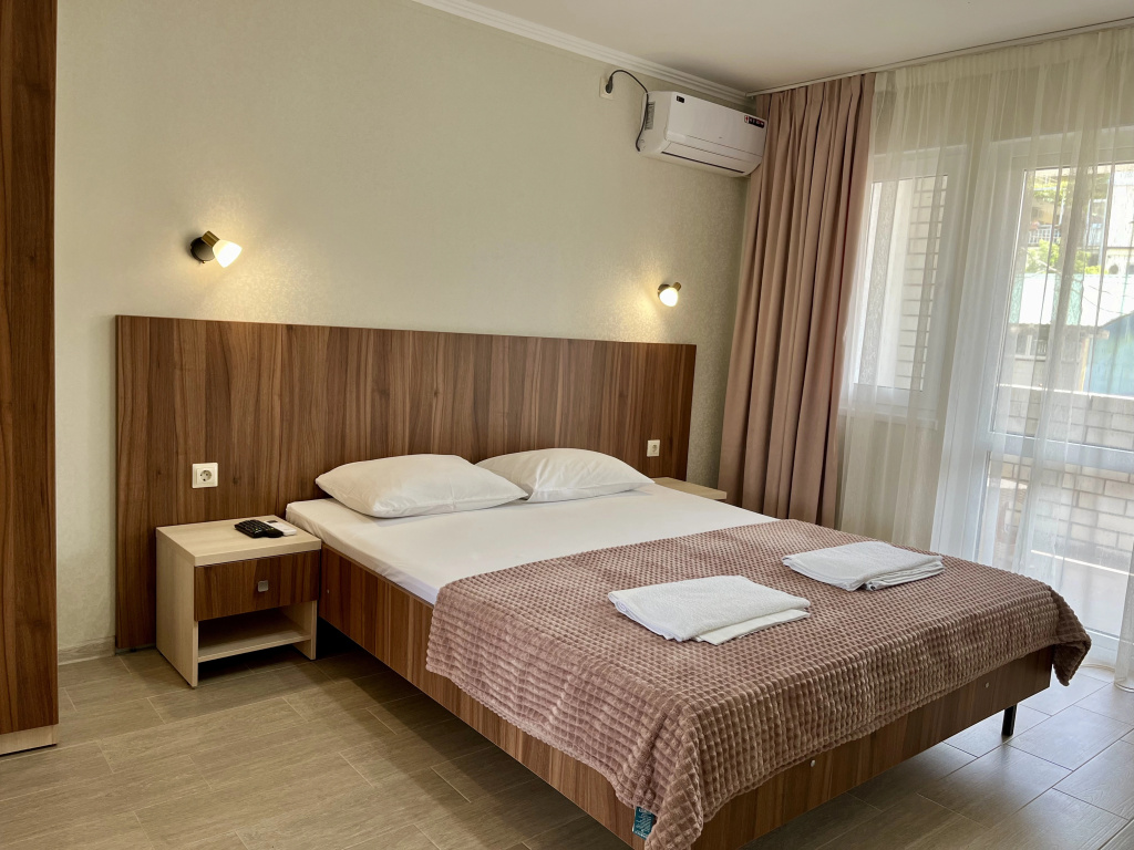 Economy Double room with balcony and with mountain view (full double bed)