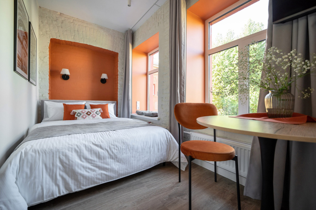 Двухместная студия Superior двуспальная кровать в Light house