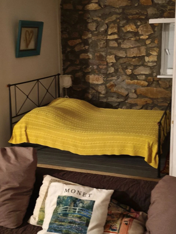 Двухместное бунгало с видом на внутренний двор двуспальная кровать в Усадьба