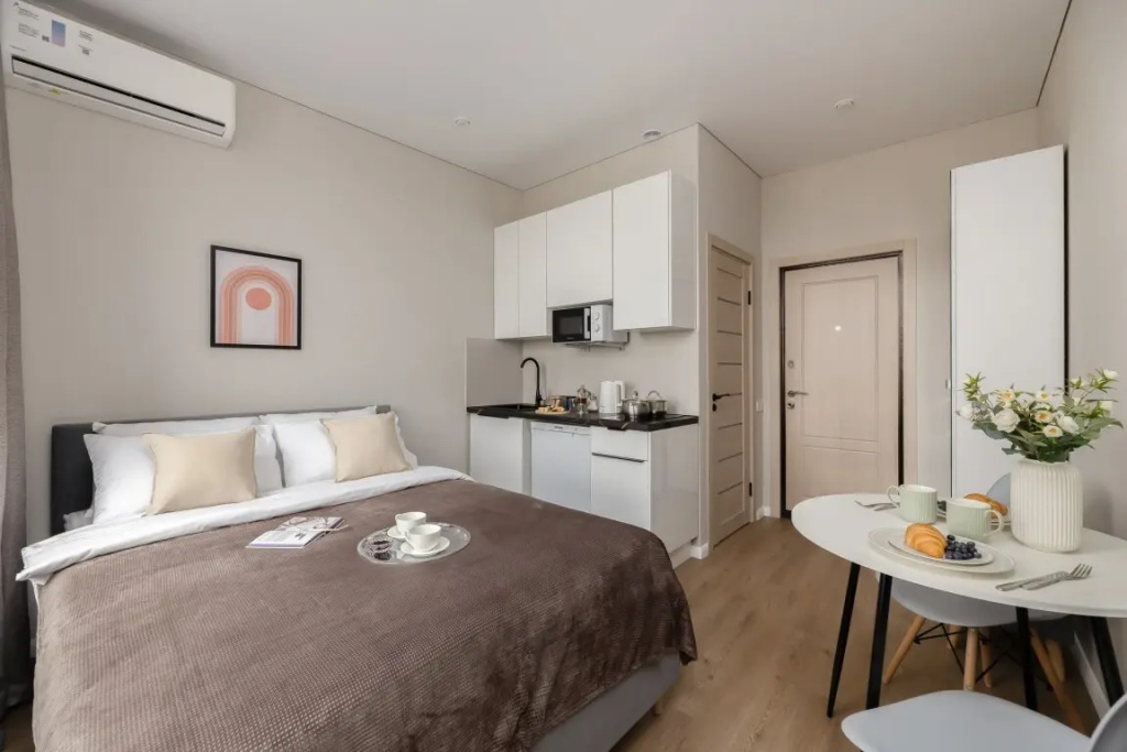 Апартаменты SMART LOFTS | Light | 5 мин до м Спартак | Стадион | Крокус Экспо — фото
