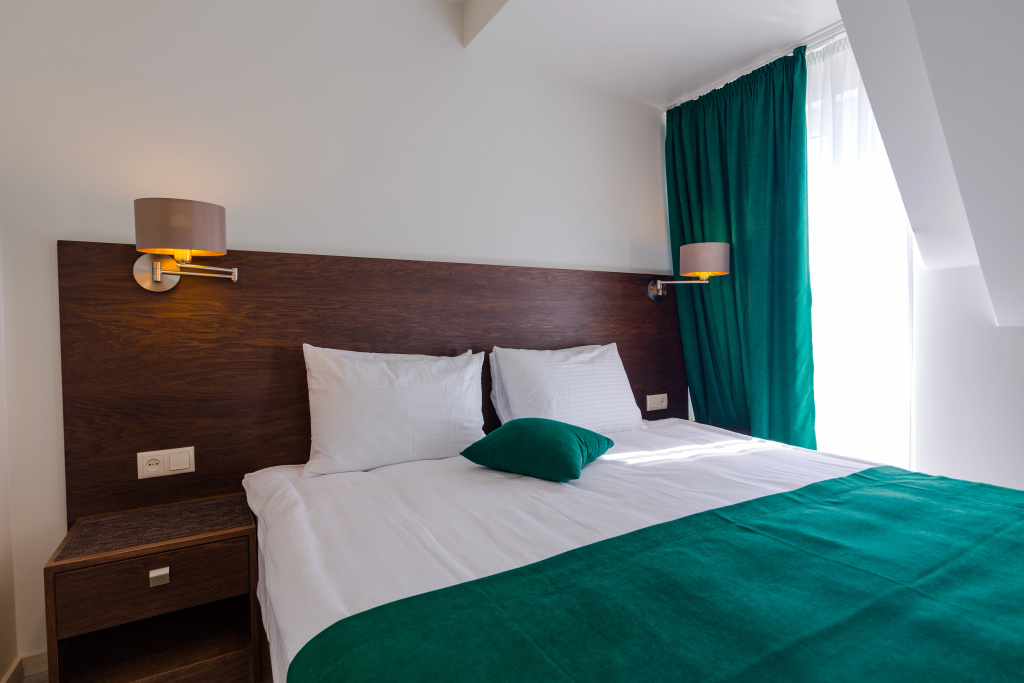 Standard Double room with balcony and with city view (full double bed)