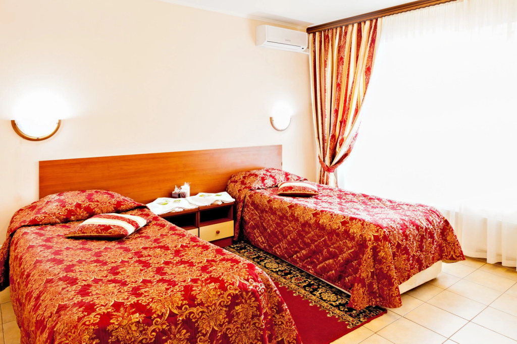 Elektron Hotel Room Type - Standard Double room with city view twin beds