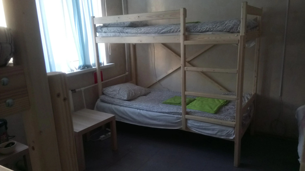 Bed in Dorm (female dorm) with view
