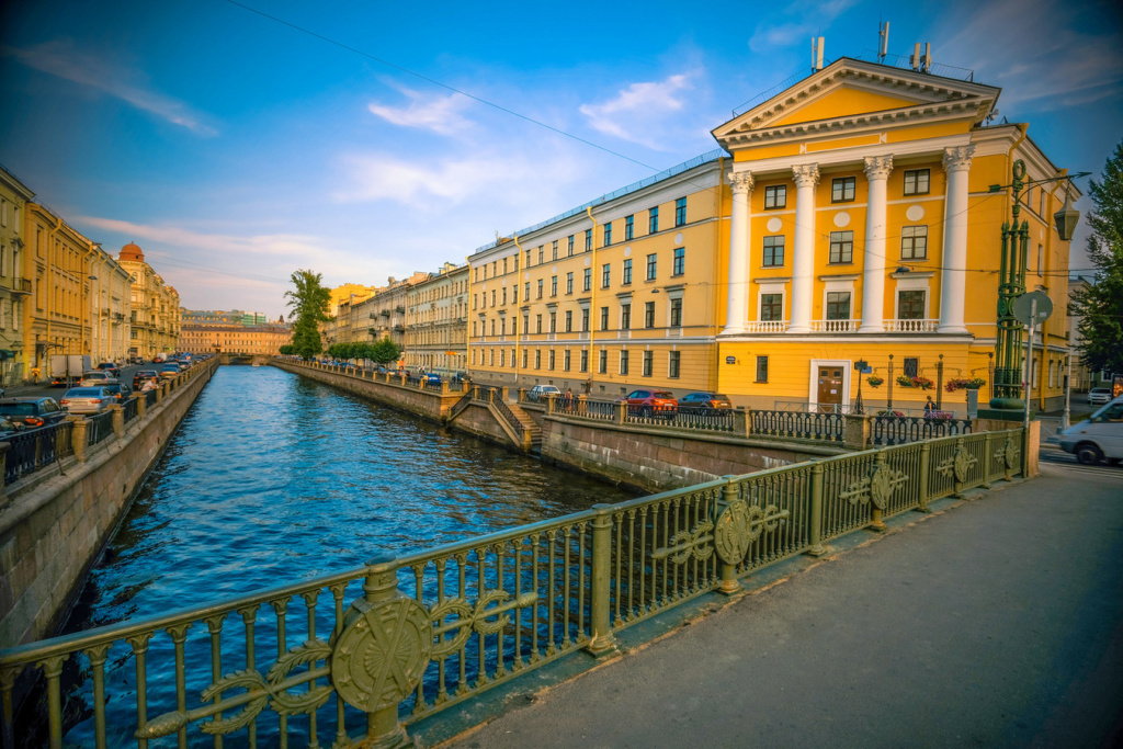 Мост грибоедова санкт петербург