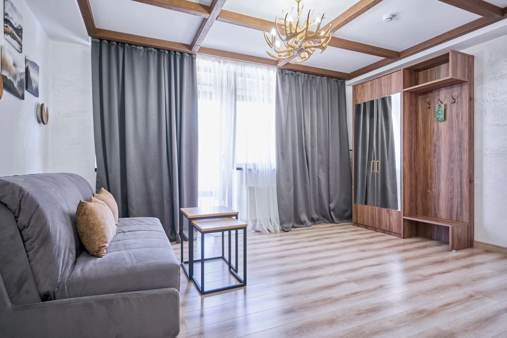 Четырёхместная студия с мини-кухней с балконом в Астра де Роза