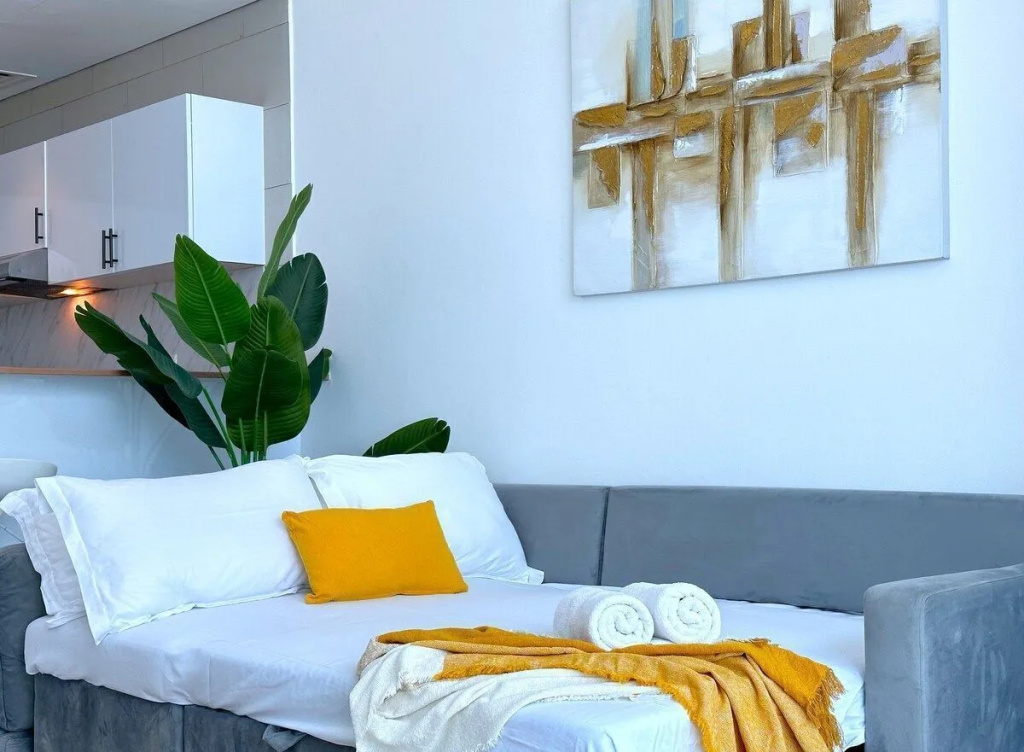 Апартаменты Marina 1BR Rooftop Pool Steps to JBR Beach — 4