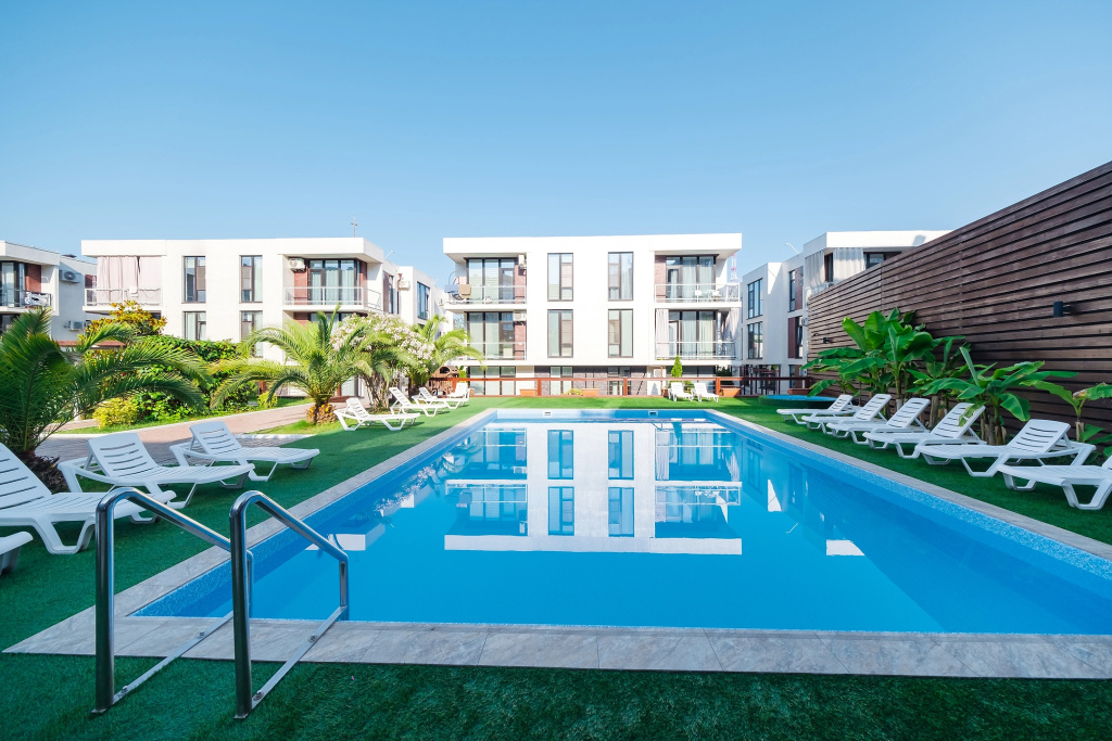 Апартаменты Green Palace 3 С Подогреваемым Бассейном Круглый Год — фото