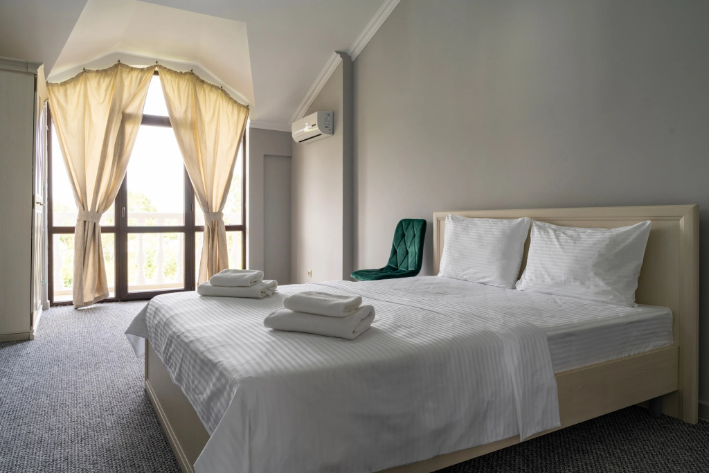 Premium Double room with balcony and with view (full double bed)