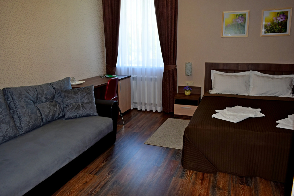 With Sofa Double room (full double bed)