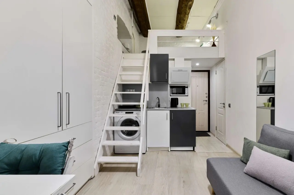 Квартира FlаtStay Двухуровневая ТОП место стиль — фото