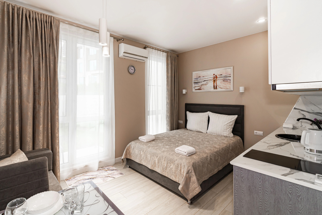 Deluxe Double Apartment with balcony and with view (full double bed)