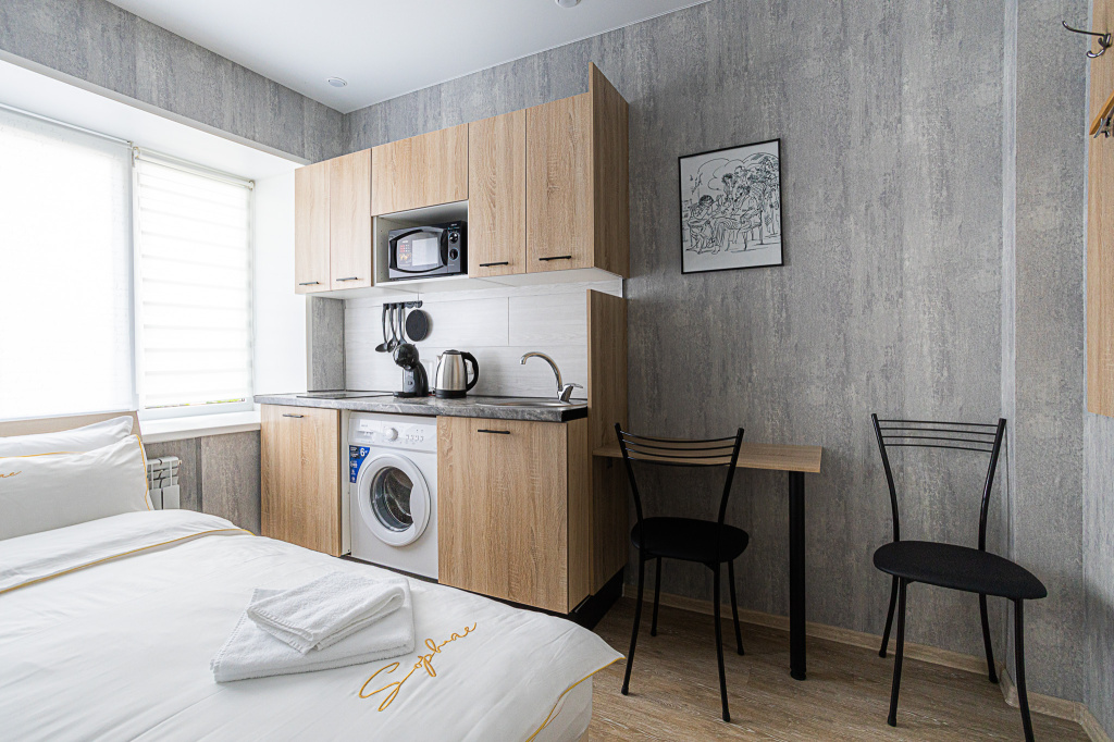 Na Pushkinskoj Hotel Room Type - Standard Double Studio full double bed