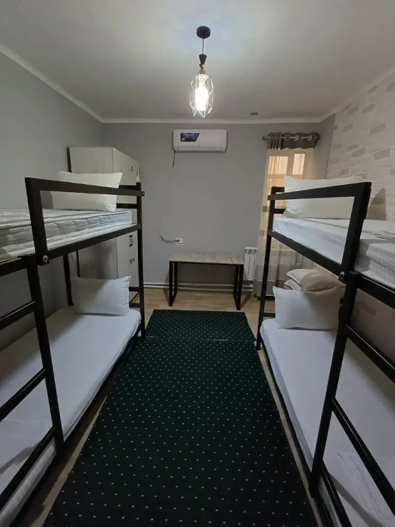 Bed in Dorm (male dorm) with view