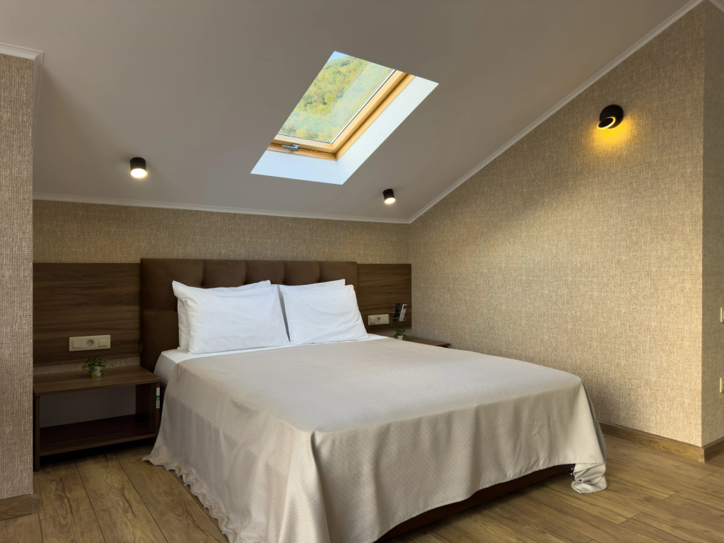 Трёхместный номер Супериор Плюс c 1 комнатой с балконом и с красивым видом из окна в Aimara