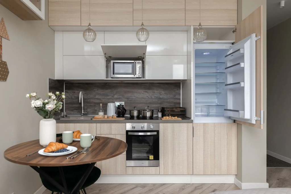 Отель Апартаменты SMART LOFTS | Veranda на 13 этаже с видом на Останкинскую башню рядом с метро в Москве