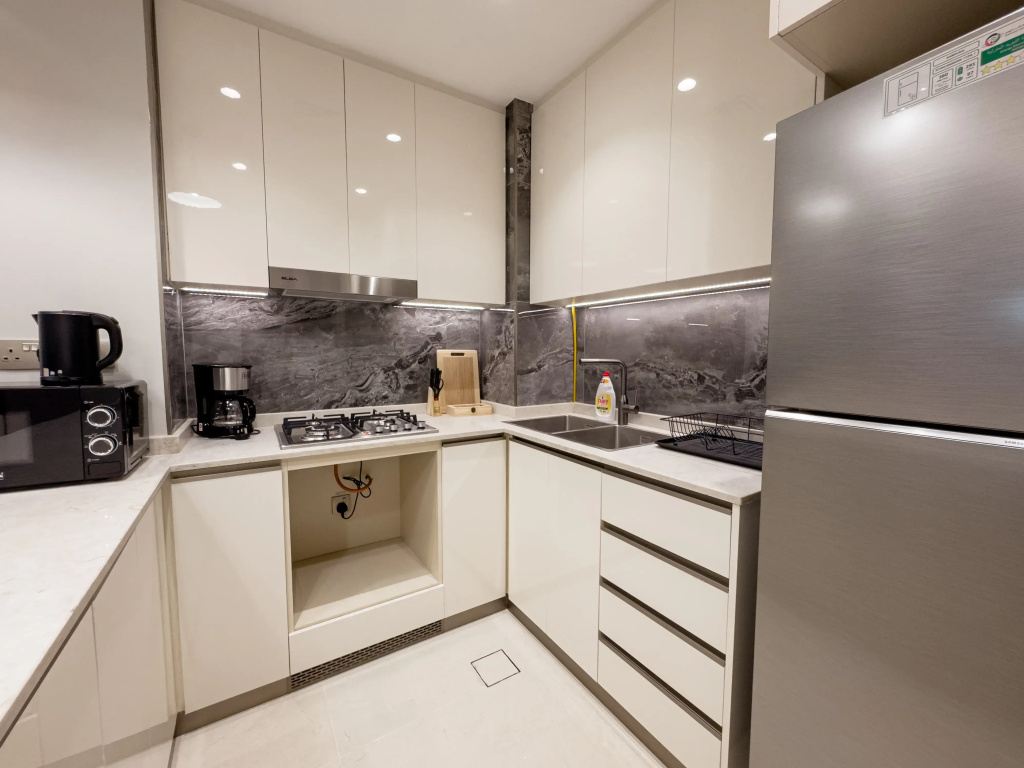 Отель Апартаменты Vserve 1 BR Luxury Escape in Business Bay в Дубае
