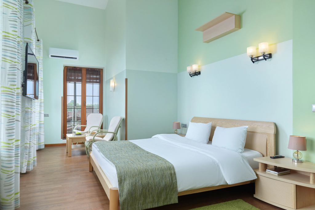 Gostinitsa Gulyay-Gorod Camping Room Type - Double room with balcony and with Oka river view full double bed