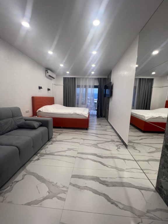 Studio with balcony and with view