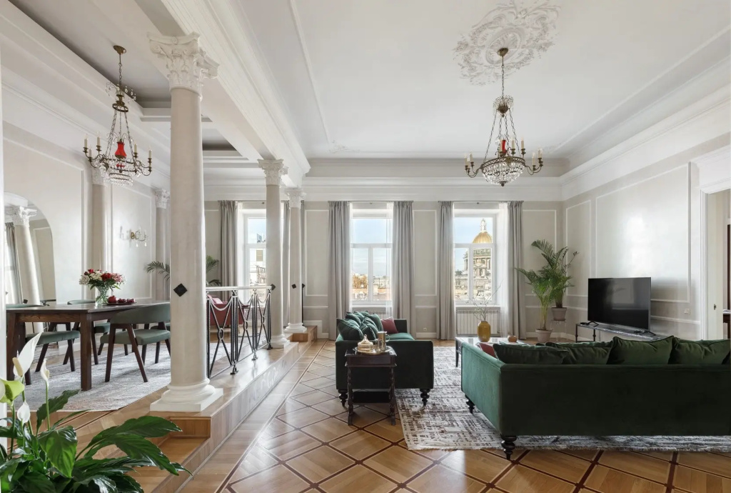 Апартаменты Minin Apartments c видом на Исаакиевский Собор 210 кв.м. — фото