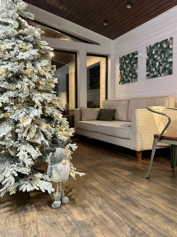 Гостевой дом Happy Dacha Стильный Барнхаус с Баней возле Иннополиса — фото