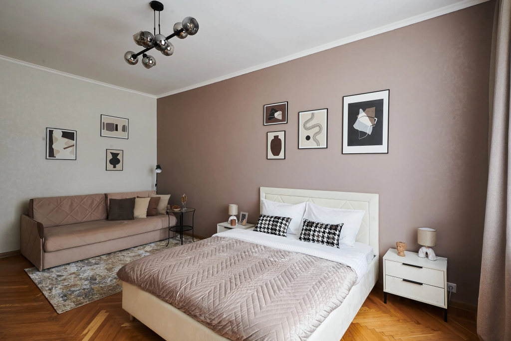 Отель Квартира GM Apartments Четверка новая у Набережной в Москве