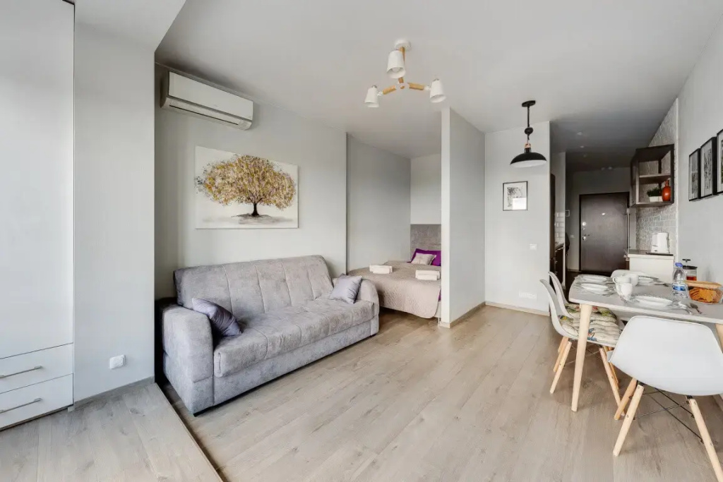 Апартаменты SMART LOFTS | White | На 4 гостя у метро Дмитровская в ЖК бизнес-класса — фото