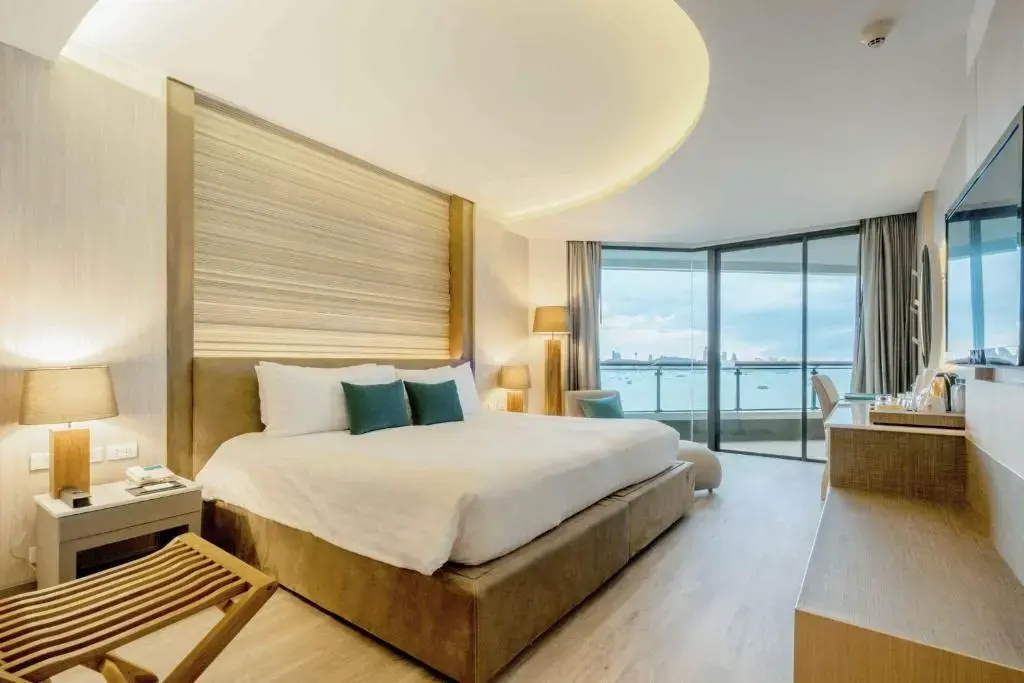 Deluxe Double room with sea view (full double bed)