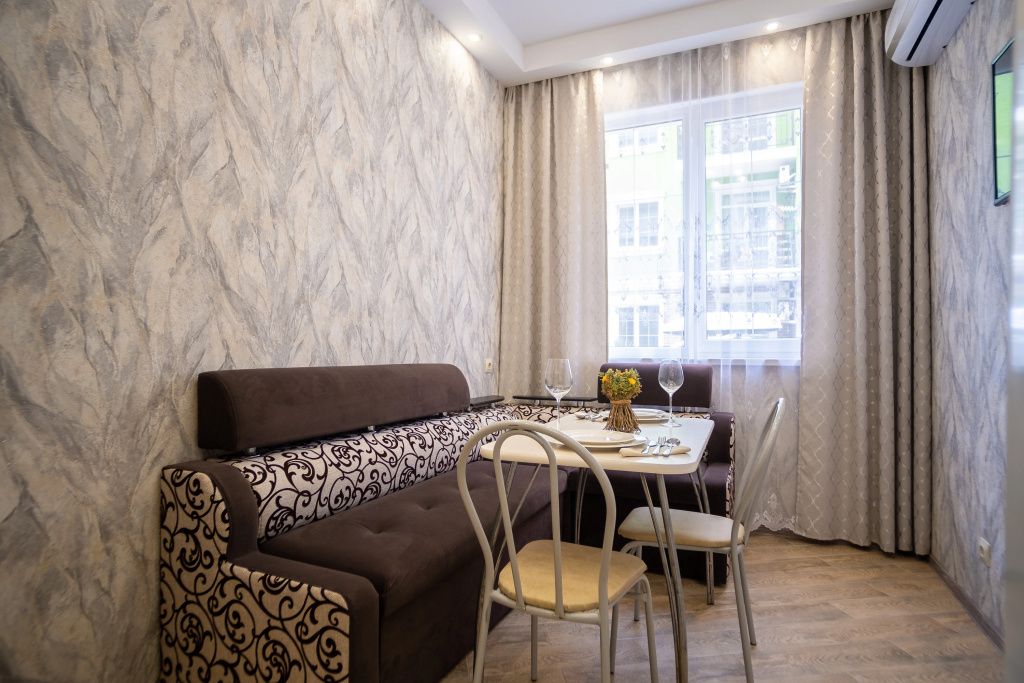 Отель Апартаменты Red Apartments Арт Лайт Сити Мариас в Сириусе