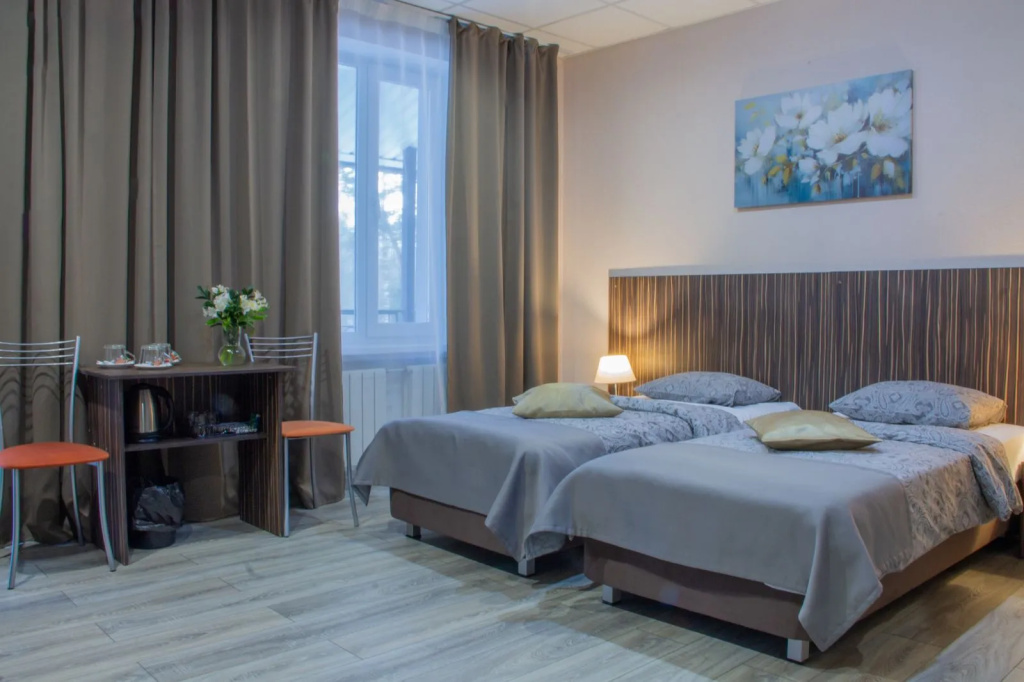 Трёхместный семейный номер Comfort с видом на внутренний двор в Добрый лось